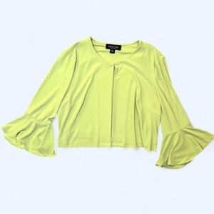 Vintage Y2K Bell Sleeve Green Cardigan